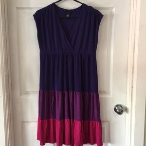 Multi purple color Dress